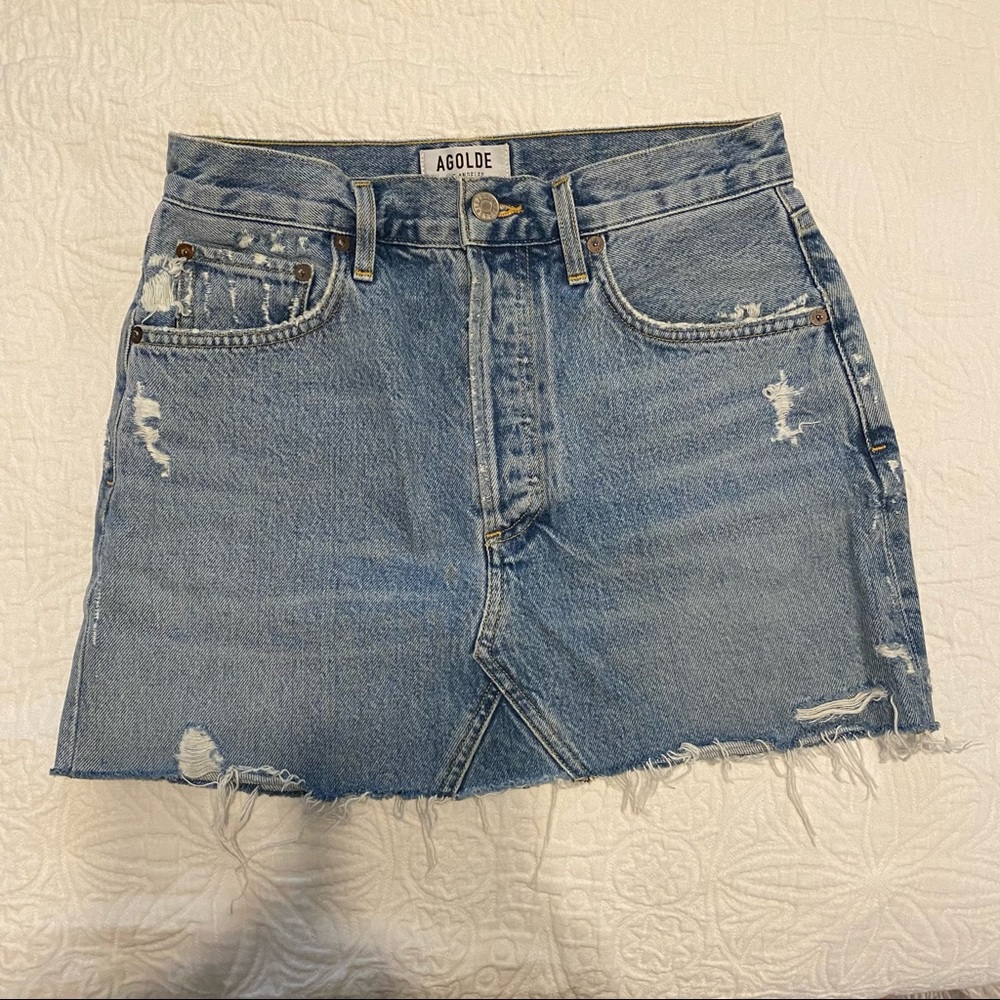 Agolde Quinn Swampmeet Skirt